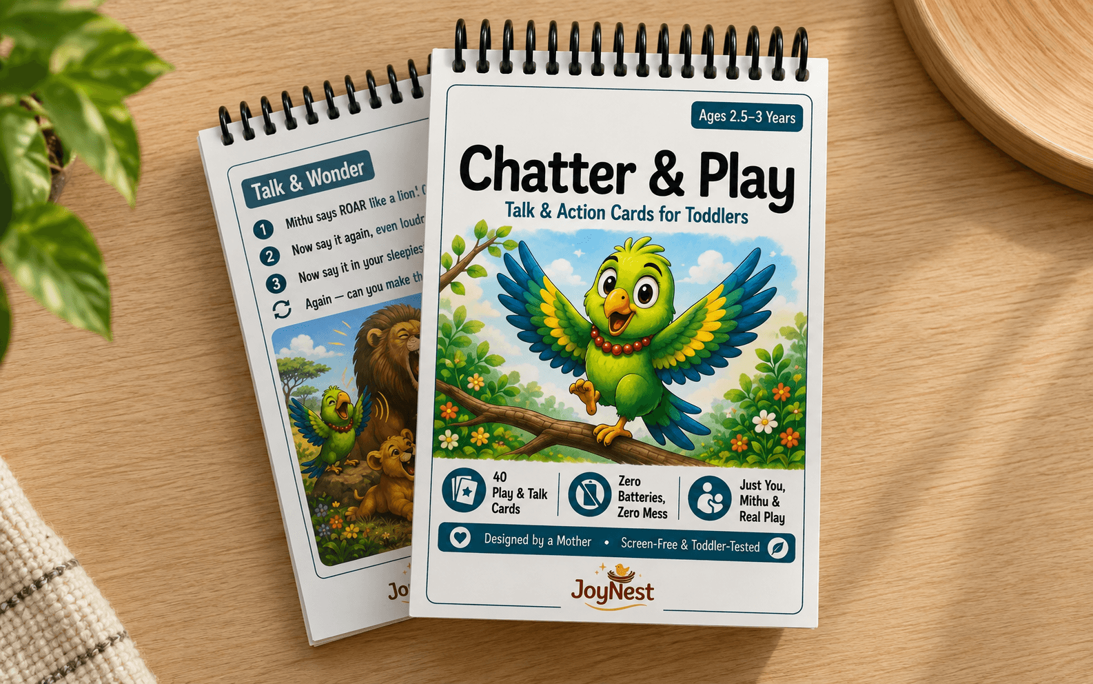 Chatter & Play · Little Talks, Big Moves · Ages 2.5–3 activity book for ages 2.5 - 3